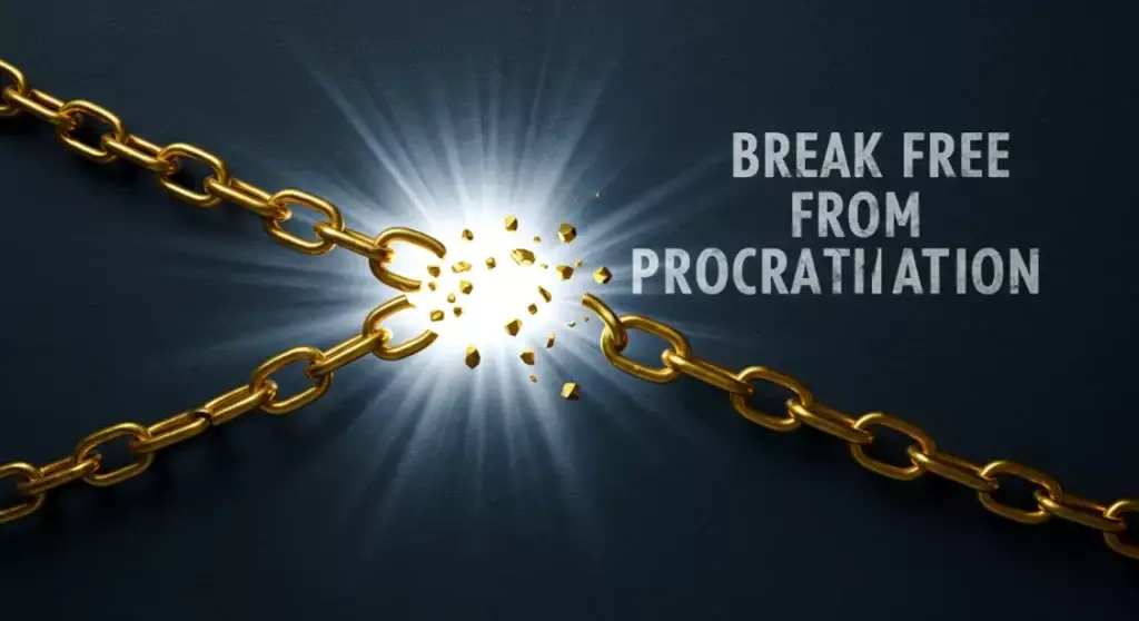Breaking chain. 